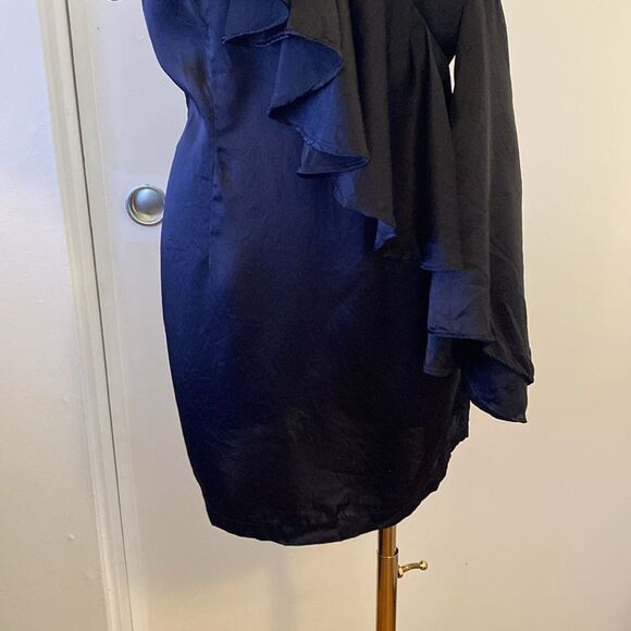 Revolve MLM Label Black Clyde Mini Dress Size Medium - Picture 6 of 14